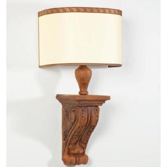 rustikalne keramika nastenne svietidlo mediteranne civilne elegantne svetlo na stenu sedliacky dom obyvacka kuchyna chodba osvetlenie renovacia svietidla imas florencia budapest lameridiana bytovy obchod.jpg